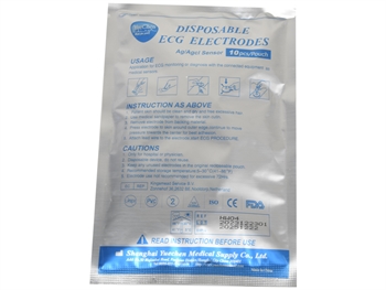 DISPOSABLE ECG ELECTRODES - adult - spare for 54300