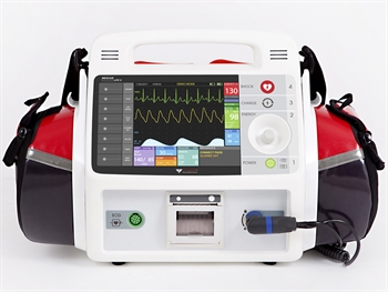 RESCUE LIFE 9 AED DEFIBRILLATOR with Temp, SpO2, Pacemaker - English