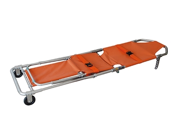 GIMA 2 IN 1 FOLDABLE STRETCHER CHAIR - orange