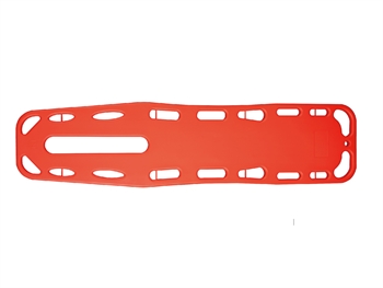 GIMA SPINAL BOARD WITH SAFETY PINS - orange