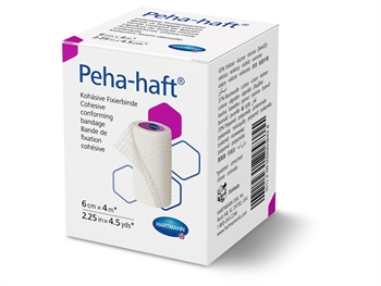 PEHA-HAFT 932442 ELASTIC COHESIVE BANDAGE 4 m x 6 cm - latex free