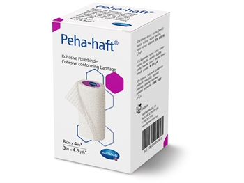 PEHA-HAFT 932443 ELASTIC COHESIVE BANDAGE 4 m x 8 cm - latex free